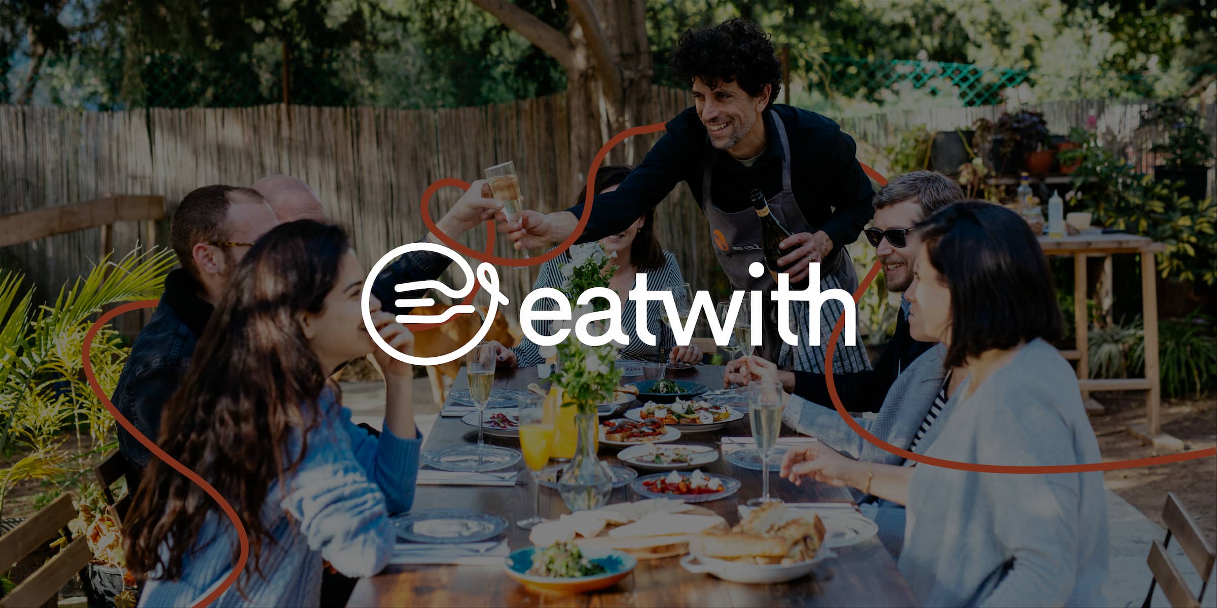 Eatwith app interface showcasing food ordering options