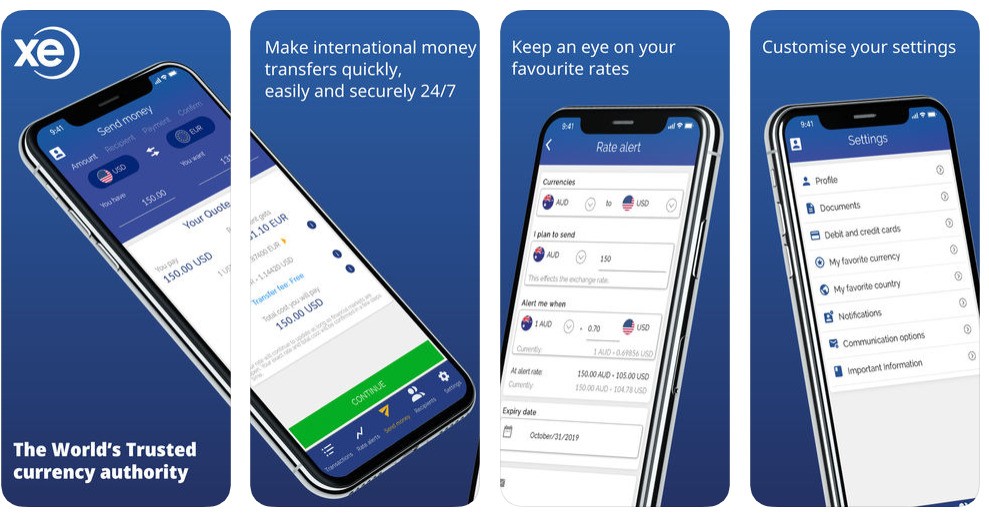 Image of the world's first cryptocurrency exchange app