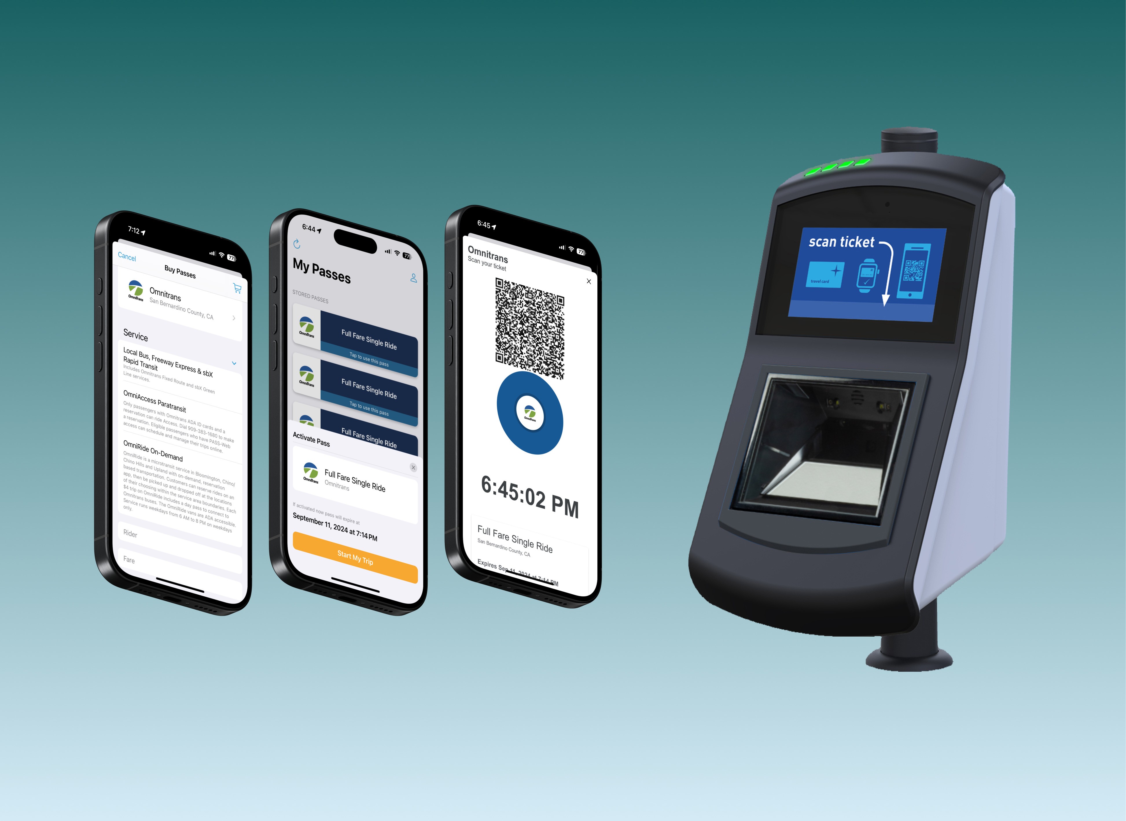 A mobile phone placed next to an ATM machine