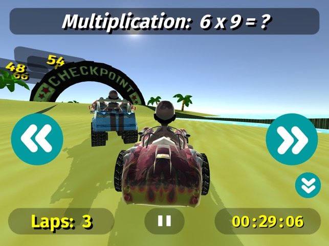 Math Racing gameplay