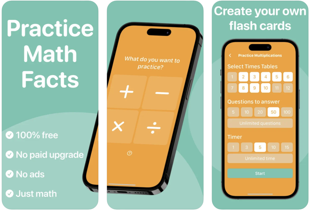 Math Facts - Flash Cards