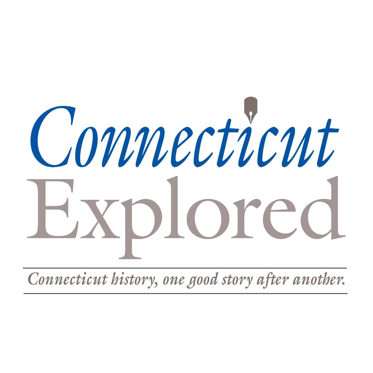 Connecticut Explored logo showcasing the state outline