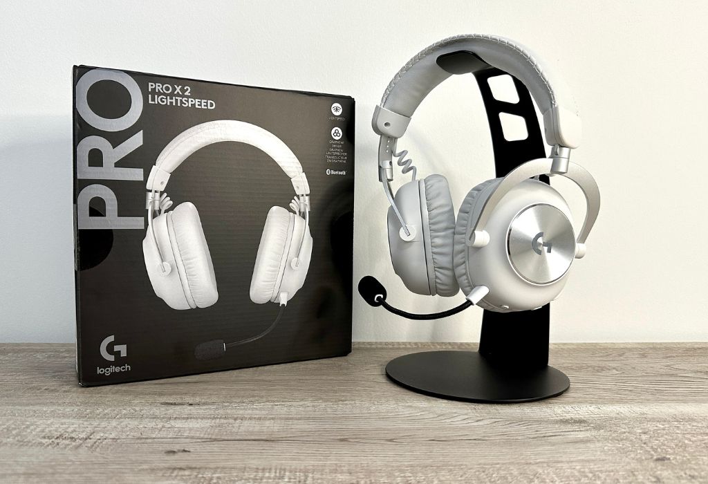 Logitech G Pro wireless gaming headset with sleek design